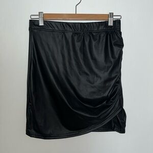 Cute SHEIN pleather mini-skirt